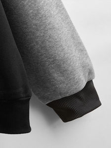 Sweats à capuche et sweat-shirts décontractés de haute qualité pour hommes Logo personnalisé High Street Sweat à capuche ample pour hommes - Product Image 6