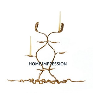 Gold <b>Tea</b> <b>Light</b> Candle Holder Set of 3 Different Sizes Gold Polished Metal Home Wedding Hotel and Resorts Table Top Candle Holder - Product Image 5