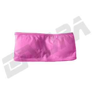 Ensemble de vêtements de sport rouge premium pour femmes vêtements de sport sexy haut court dos nu bandeau sans bretelles tissu extensible confortable hauts élégants - Product Image 2