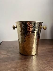 Elegante cubo de hielo de acero inoxidable con acabado martillado para bodas, cócteles, fiestas, uso doméstico, tinas de bebidas indias - Product Image 6