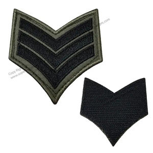 Nuevo elegante Chevron bordado uniforme sargento rayas Chevron y rango hombro Chevrons - Product Image 6