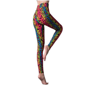Pantheraint Wholesale Oem Women's High Elasticity Pant High Waist Elastic <b>Legging</b> with Summer Print for Spring and Autumn - Product Image 5