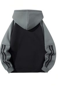 Custom Embroidered 100% Cotton <b>Half</b>-<b>Zip</b> Pullover Hoodie Personalized Business Team Logo Autumn Oversized <b>Sweatshirt</b> for <b>Men</b> - Product Image 4