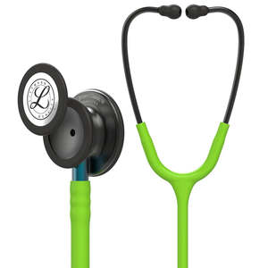 Estetoscopio Littmann Classic III - Color Humo y Verde Lima con Varilla Azul 5875, Estetoscopio Digital Manual de Metal - Product Image 1