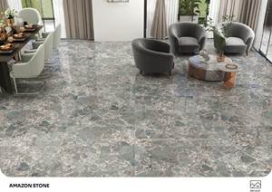Losas de porcelana ultra brillantes de 600x1200 mm, azulejos con aspecto de mármol premium para pisos y decoración de paredes modernos y elegantes, fábrica - Product Image 2