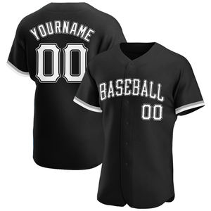 Maillot de baseball noir véritable pour hommes femmes et chemises de section pour hommes femmes et équipes de hip-hop pour hommes, femmes et unisexe - Product Image 1