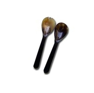 Cuillères en corne meilleur matériau ensemble de couverts en corne meilleure vaisselle conception de finition personnalisée disponible - Product Image 3