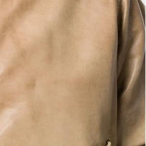 Nouvelle arrivée Veste en cuir pour homme de haute qualité avec tissu en toile Col montant Logo avant - Imperméable et écologique - Product Image 5