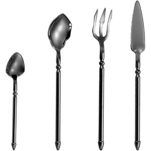 Cubiertos de Metal India directos de fábrica al por mayor, cuchara, tenedor, cuchillo, acero inoxidable, juego de cubiertos para eventos de boda para uso en Cafetería de Hotel - Product Image 4