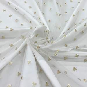 Tissu de filet de broderie élégant pour robes à la mode robes de mariée et conceptions personnalisées avec options de personnalisation et de marque - Product Image 2