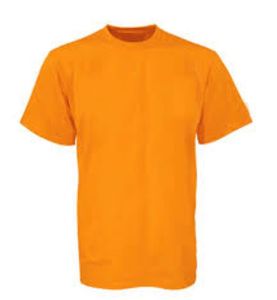 Camiseta 100% de algodón para hombre, estampado personalizado, Media mano amarilla para cuello de Polo, diseño en blanco con colocación de logotipo frontal, venta al por mayor - Product Image 1