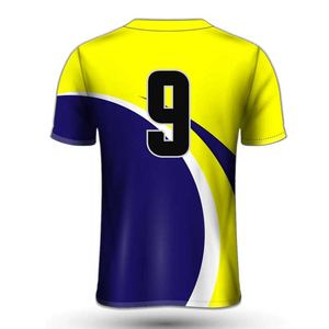 Jersey de Rugby de ajuste clásico, insertos de malla pesada, corte de cola atlética, área de impresión de pecho completo, tela transpirable amigable con la sublimación - Product Image 2