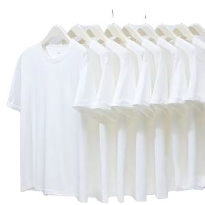 เสื้อยืดลำลองผ้าฝ้าย100% ลายเรียบคุณภาพสูงสำหรับผู้ชายเสื้อยืดคอกลมผ้าริบดีไซน์หรูหราออกแบบโลโก้ได้ตามต้องการ - Product Image 1