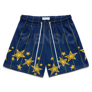 Breathable High Quality Custom 220 Grams 100% Polyester Basketball Double <b>Layered</b> Mesh Shorts Summer Men - Product Image 1