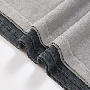 เสื้อยืดโอเวอร์ไซส์ผ้าคอตตอน 100% สไตล์วินเทจ พิมพ์ลายกราฟิกแบบ DTG  ล้างสีแบบแอซิดวอช สำหรับผู้ชาย สตรีทแวร์ - Product Image 5