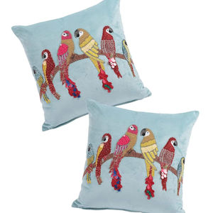 Fundas De Almohada bordadas con cuentas hechas a mano de primera calidad, Fundas de cojín cuadradas elegantes para sala de estar y oficina - Product Image 1