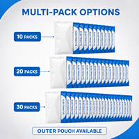 Pochettes à bec verseur, sachets stick-pack et sachets à trois soudures latérales pour compléments alimentaires en poudre à portion individuelle, qualité alimentaire, personnalisables
