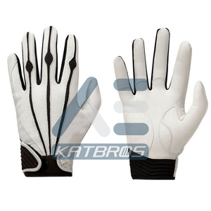 Gants de frappe de baseball en cuir Cabretta à adhérence solide pour un swing rapide, prix bas, soutien et puissance de niveau entraînement - Product Image 1