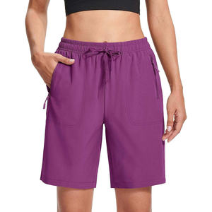 Diseña Tu Propio Logotipo, Pantalones Cortos Deportivos para Mujer, de Secado Rápido, Transpirables, Pantalones Cortos Más Vendidos para Mujer, Ajuste Entallado, 100% Algodón, para Entrenamiento - Product Image 1