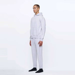 Ropa de calle, chándal con capucha para hombre, jersey de lana de algodón pesado, Sudadera con capucha y pantalones para correr, chándal a juego - Product Image 6