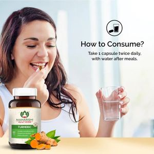 ยาเม็ดขมิ้น สมุนไพรแท้ อาหารเสริมอายุรเวท ออร์แกนิค บำรุงสุขภาพ เสริมภูมิคุ้มกัน ดูแลสุขภาพประจำวัน - Product Image 2