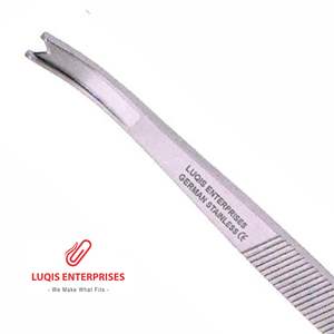 Osteotome protégé Blume en forme de V incurvé, instrument chirurgical ORL, acier inoxydable de qualité médicale - Product Image 2