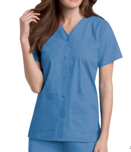 Venta al por mayor elástico logotipo personalizado niñas Hospital Scrubs ropa de trabajo médico belleza enfermera uniforme mujeres Scrubs uniformes Top y pantalón - Product Image 5