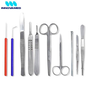 Kit de disección para estudiantes de biología, anatomía y veterinaria, 15 piezas en estuche de cuero sintético de INNOVAMED - Product Image 2