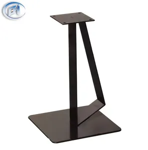 BN Wholesale Pedestal Base Table Leg Adjustable Cast Iron Stainless Steel Coffee Dining Bar Metal Table Base Furniture Legs