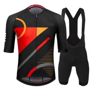 Maillots de cyclisme à manches courtes personnalisés pour hommes, ensemble d'uniformes de cyclisme pour le cyclisme, maillots de cyclisme durables - Product Image 1
