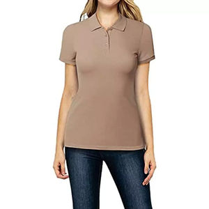 Respirant séchage rapide tricoté solide femmes pour chemises Logo personnalisé 100% coton quantité minimale de commande bas décontracté été à vendre - Product Image 5