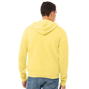 Sudadera suelta con cremallera personalizada 100% algodón logotipo personalizado impresión peso pesado Terry Sudadera con capucha unisex blanco - Product Image 6