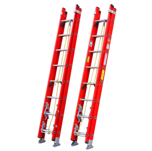 Échelle télescopique légère en plastique renforcé <span class=keywords><strong>de</strong></span> <span class=keywords><strong>fibre</strong></span> <span class=keywords><strong>de</strong></span> <span class=keywords><strong>verre</strong></span>, conforme aux normes EN131 et EN61478 - Product Image 2