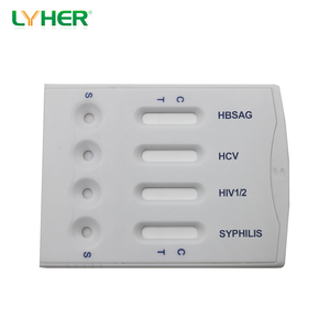 CE Certified 4 In 1 Rapid Test Kit For HIV, HCV, HBsAg, Syphilis | POCT Screening Device | Bulk Supply & OEM