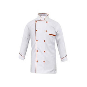 Nouvelle arrivée Manteaux de chef en pur coton de qualité supérieure avec logo personnalisé Offre Spéciale et marque privée personnalisée - Product Image 3