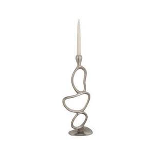Elegant metal <b>candle</b> holder with scroll work and <b>sconce</b> design created for soft lighting and decorative ambiance - Product Image 2
