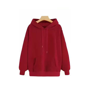 Pull à manches longues vierge personnalisé 100% coton Streetwear surdimensionné respirant séchage rapide sweat à capuche personnalisé pour les femmes du Bangladesh - Product Image 1