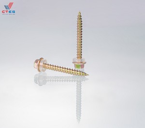 Self Tapping Wood <b>Screw</b> with Flat Head for Furniture Assembly - Product Image 1