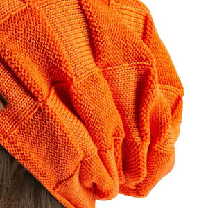 Gorros de punto con puños cortos y parche personalizado de marca privada al por mayor de fábrica de alta calidad Gorro con logotipo para gorro de punto de invierno de Hip Hop - Product Image 6