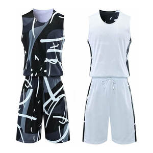ชุดออกกำลังกายบาสเก็ตบอลผ้าโพลีเอสเตอร์100% พิมพ์ดิจิตอลเสื้อเจอร์ซี่ระบายอากาศไซส์ใหญ่พิเศษ - Product Image 1