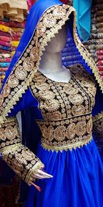 Recién llegado, vestido Kuchi afgano tribal a la moda para mujer, manga larga, ropa de fiesta elegante, Maxi encaje afgano ecológico - Product Image 6