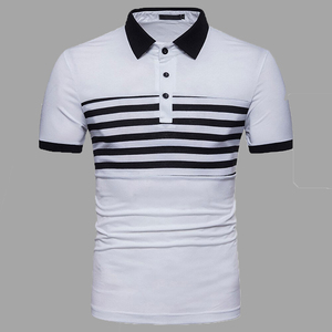 Polo de alta calidad para hombre, ropa informal, Camisa de algodón 100%, poliéster transpirable, algodón liso, polos de manga corta para hombre - Product Image 1