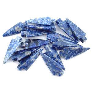 Punta de Flecha de Sodalita Natural de Alta Calidad, Piedra Natural, Gema Curativa, Cristal de Ágata, Puntas de Flecha Curativas, Mayorista de Puntas de Flecha Curativas - Product Image 3