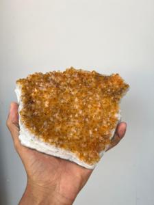 Venta al por mayor de racimos de citrino natural tallado cuarzo cristales curativos espécimen Piedra en bruto decoración del hogar Feng Shui regalo - Product Image 3