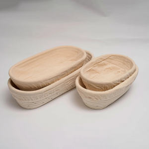 Cestas de fermentación de mimbre para pan de masa madre, hechas a mano, de ratán natural, para levadura de pan. - Product Image 3