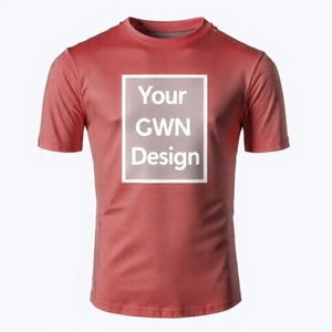 Camiseta de poliéster de manga corta de secado rápido personalizada para hombre, camiseta lisa para entrenamiento de gimnasia, ropa para correr, camisetas por sublimación - Product Image 6