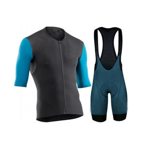 Ensemble maillot et cuissard de cyclisme personnalisables Nouveau design Chemise confortable sublimée Personnalisation de la quantité anti-style - Product Image 3