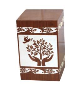 Árbol de la vida, venta al por mayor, estilo moderno, urnas de cremación de madera hechas a mano, urnas decorativas para entierro funerario para hombre y mujer adulta - Product Image 3