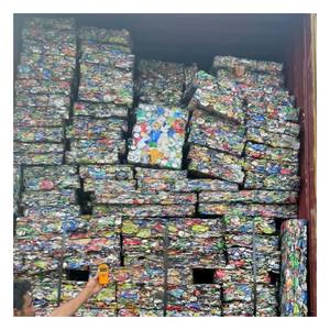 Chatarra usada de latas de bebidas prensadas en balas UBC listas para fundiciones de aluminio y operaciones de reciclaje industrial - Product Image 3