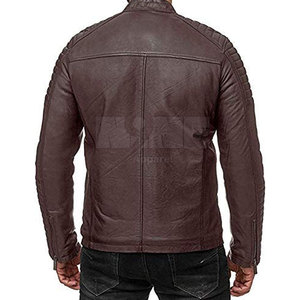 New Arrival High Quality Windproof Winter <b>Leather</b> <b>Jacket</b> OEM Service Customized Wholesale Price for Men - Product Image 2